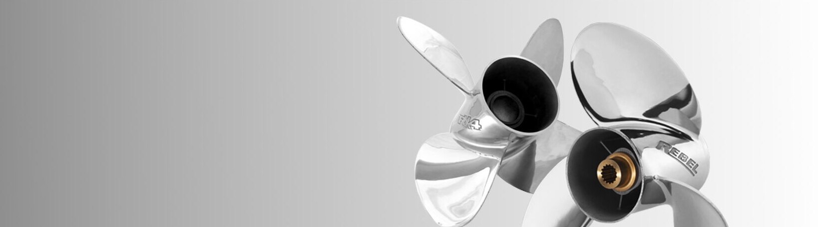 Evinrude Rebel outboard motor propellers