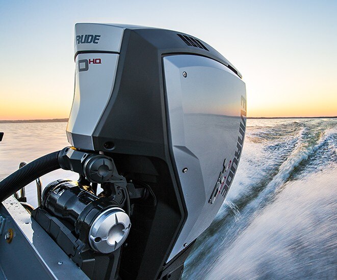 Moteur hors-bord Evinrude en action